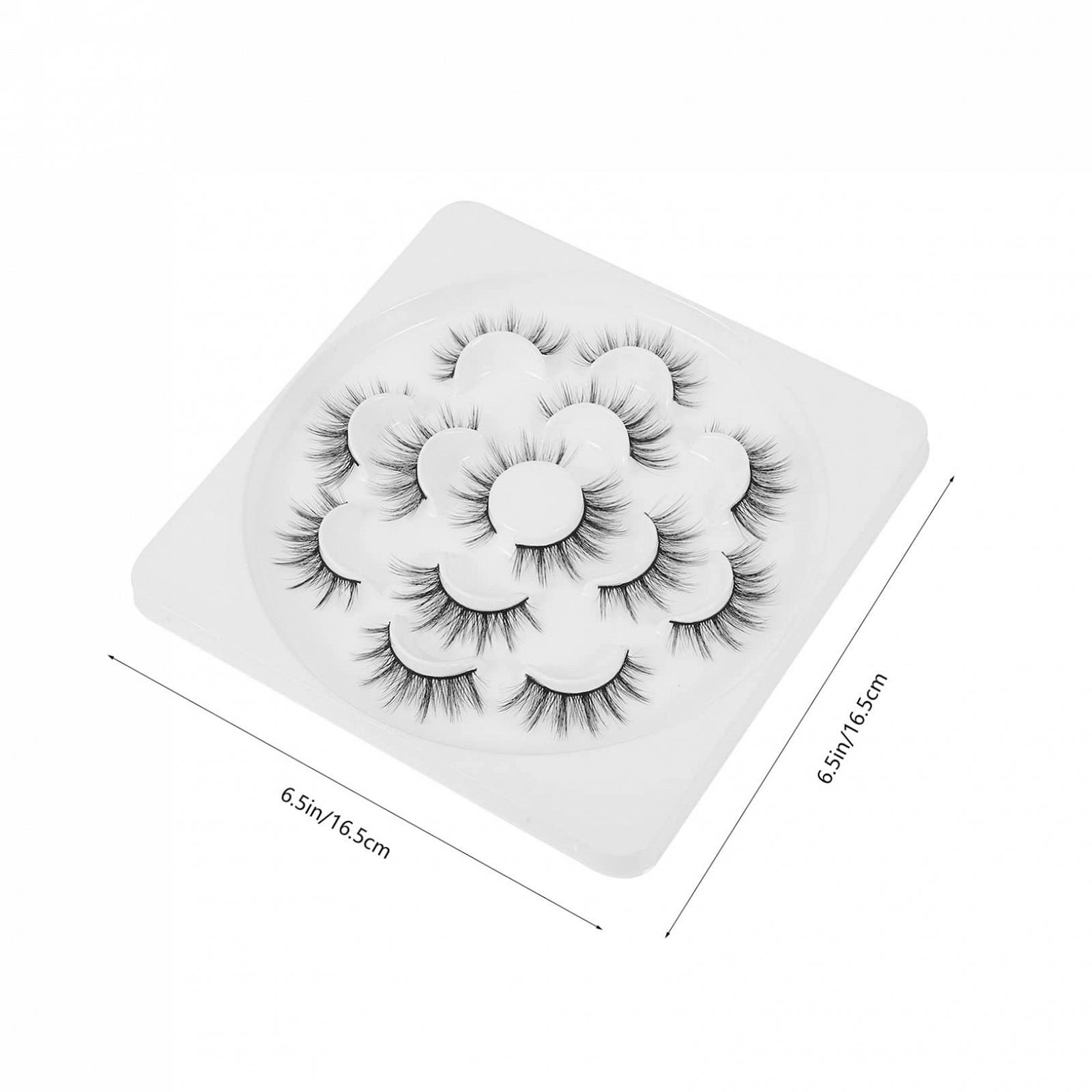 Штучні Вії Angoily 3D Тонкі Чорні 7 пар, фото №6