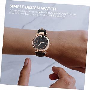 Цифровий годинник LIFKOME Кварцовий Жіночий Годинник Чорний synthetic.ua - Фото 1