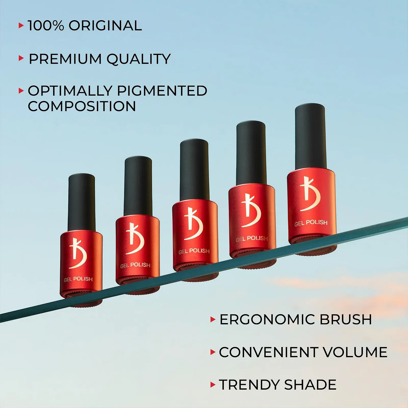 Гель-лак K Professional Basic Collection Rose French, розовый, 7 мл, фото №5 Гель-лак K Professional Basic Collection Rose French, розовый, 7 мл, фото №5