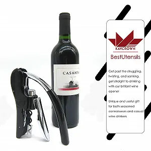 Штопор важільного типу Best Utensils Professional Zinc Alloy Power Octopus Black ціна на synthetic.ua - Фото 1 Штопор важільного типу Best Utensils Professional Zinc Alloy Power Octopus Black synthetic.ua - Фото 1