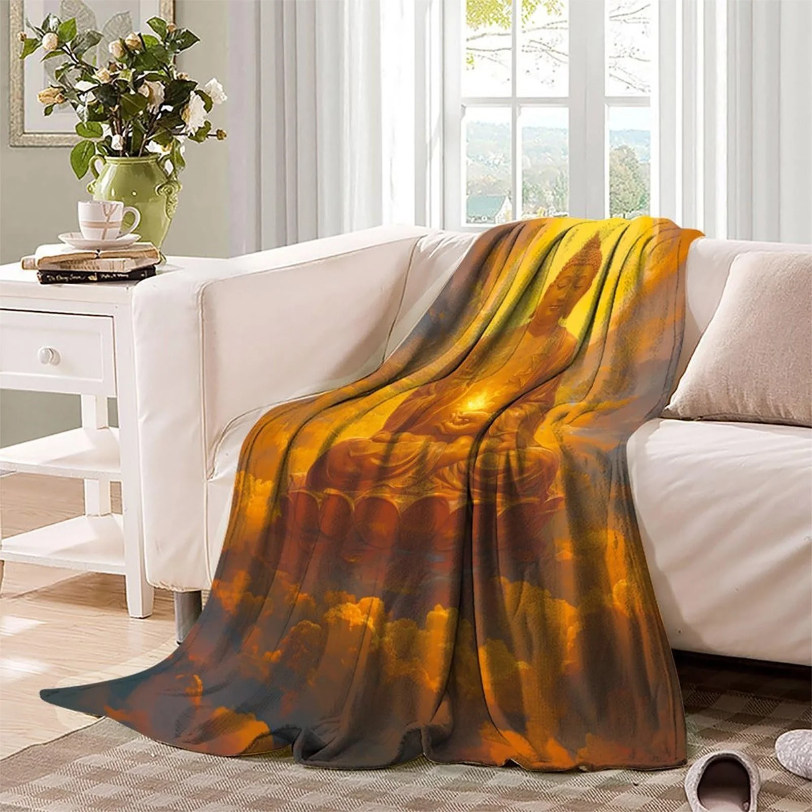 Покривало Golden Buddha М'яка Пухнаста Тепла Флісова, фото №3