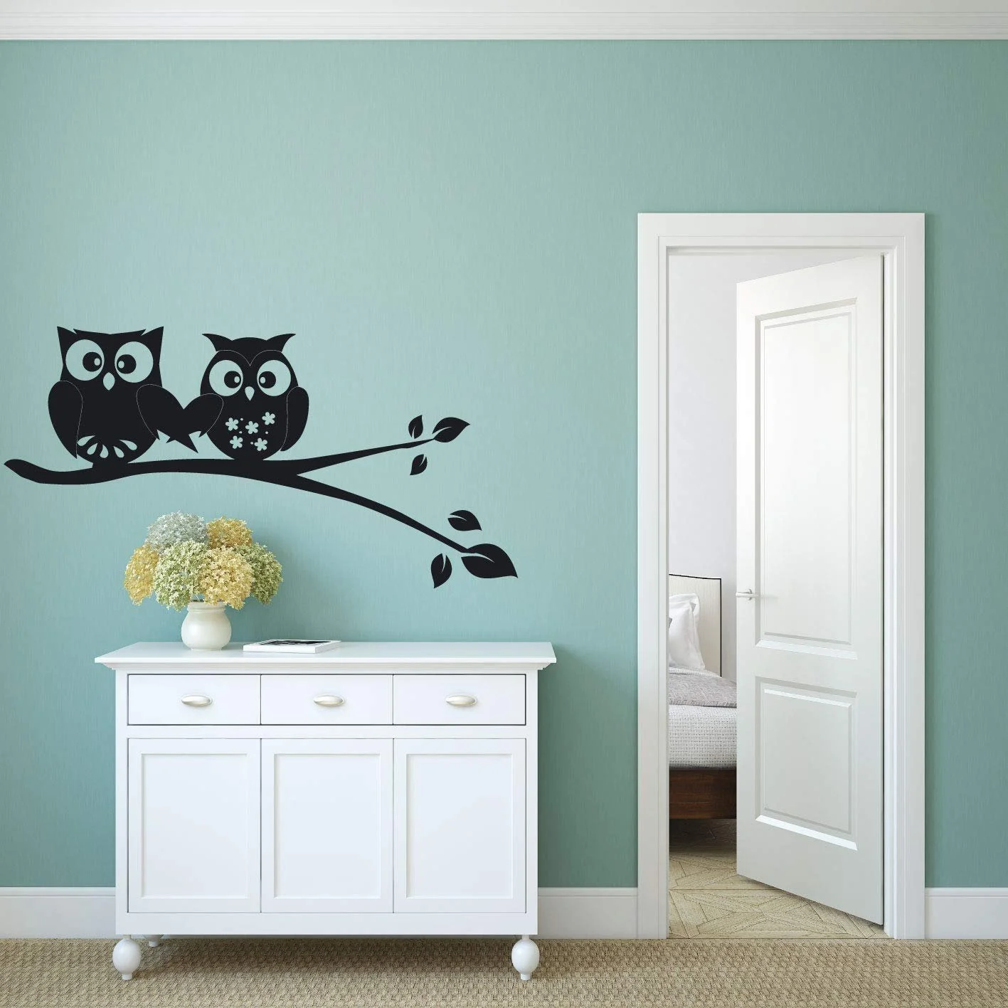 Настенная наклейка Stick-Drauf 1 Pair of Owls 13 x 25 см, фото №2