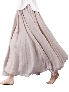 Спідниця максі Жіноча Бавовняна Довга - Фото 1