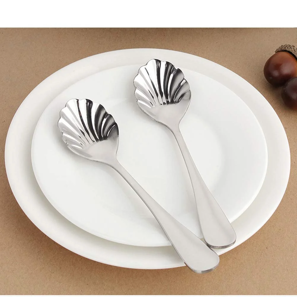 Ложка BESTonZON Набір з 4 десертних ложок з нержавіючої сталі, фото №5