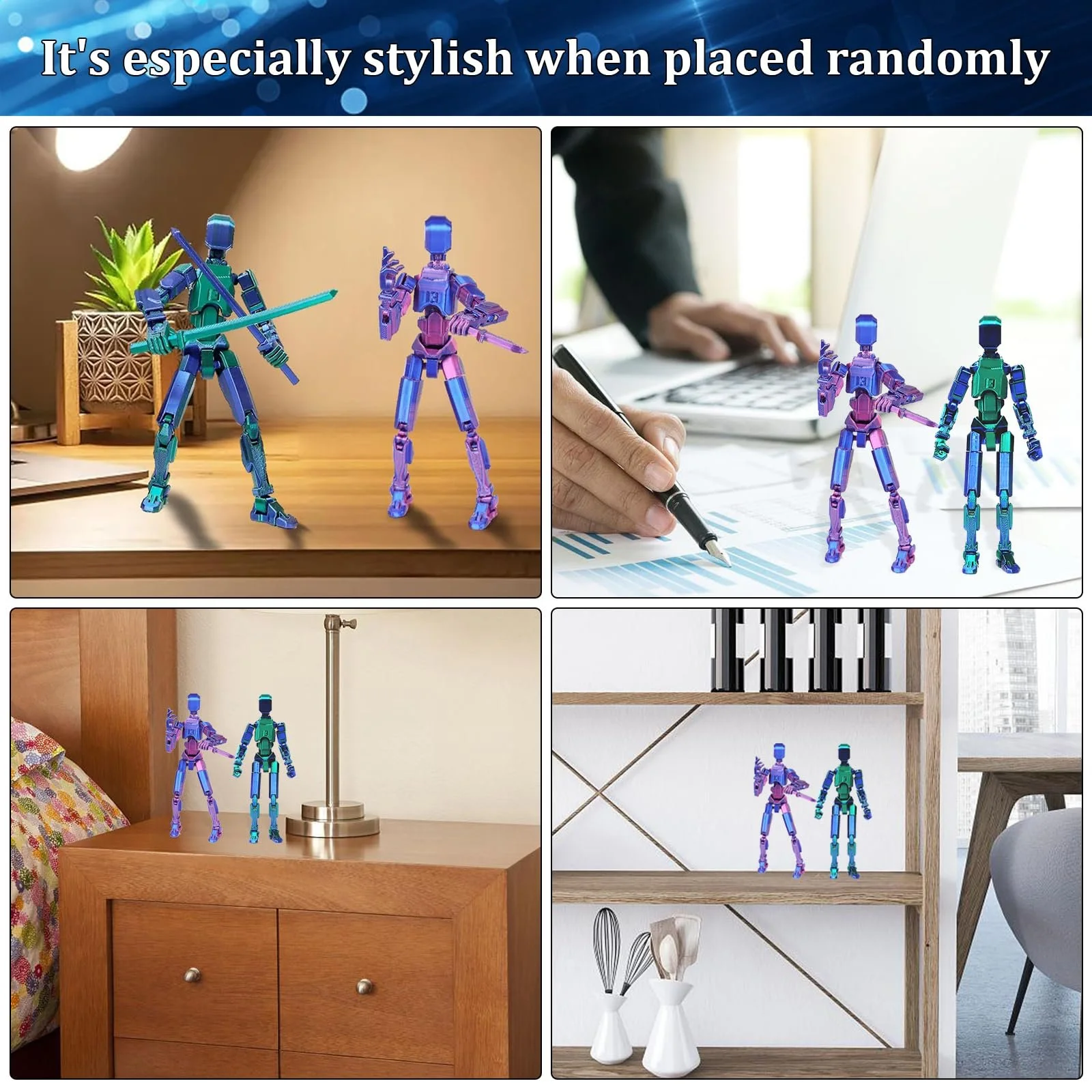 Набір фігурок Titan 13 T13 Lucky 13 2 шт. синій, фото №6