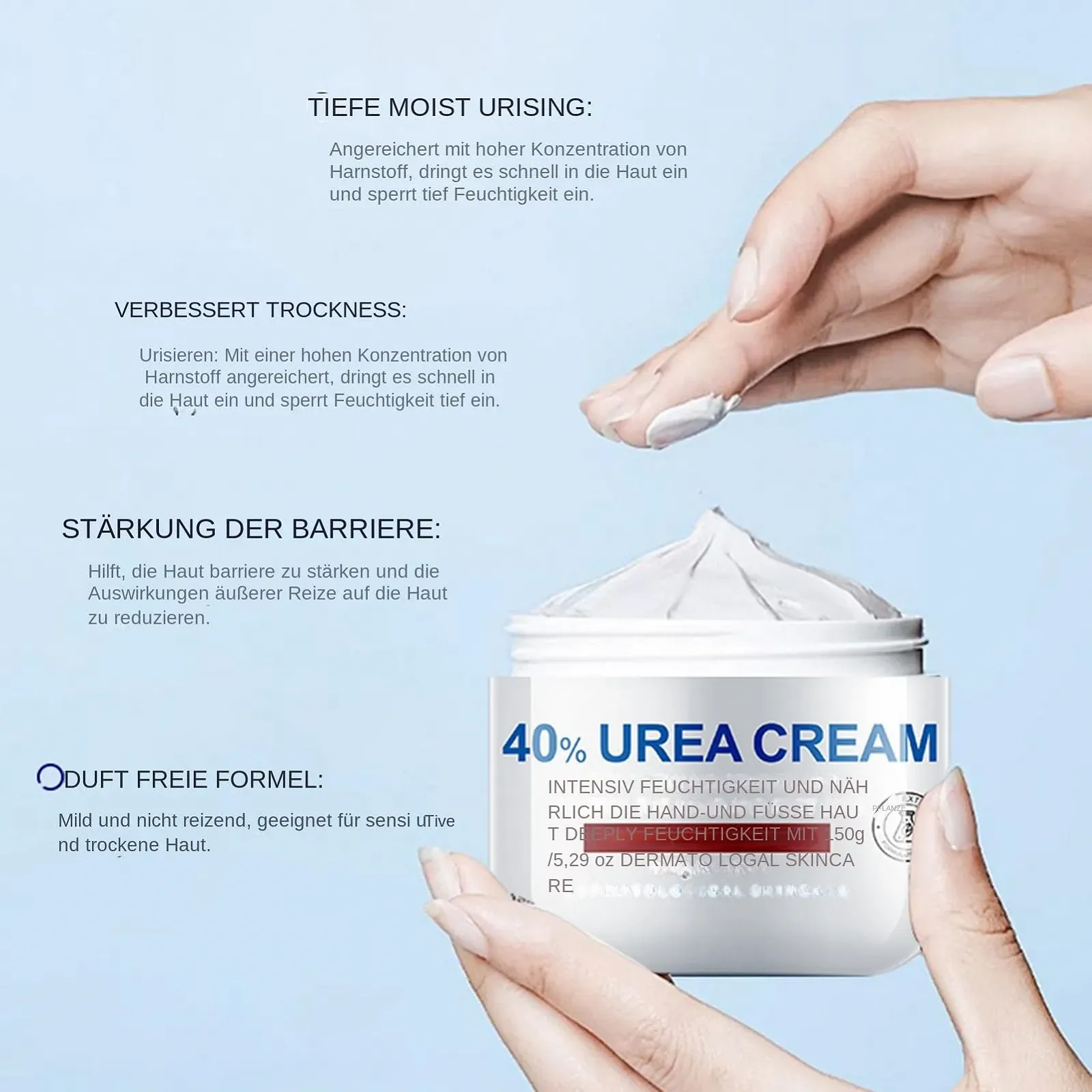 Крем для восстановления ног смягчающий бальзам увлажняющий для рук и ног 150 г, фото №6