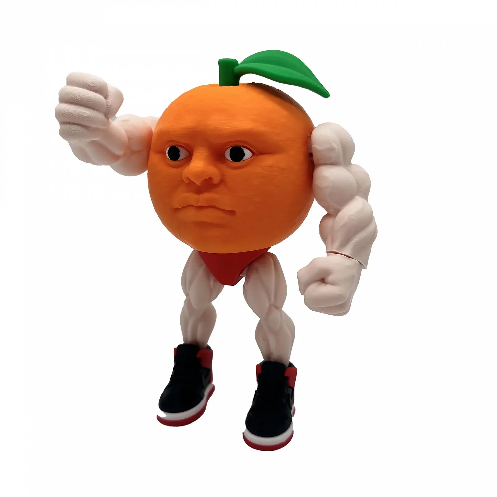 Рухома фігурка Brainrot Italian Memes Udin Din Dun Orange Mazada 15 см Помаранчева, фото №1