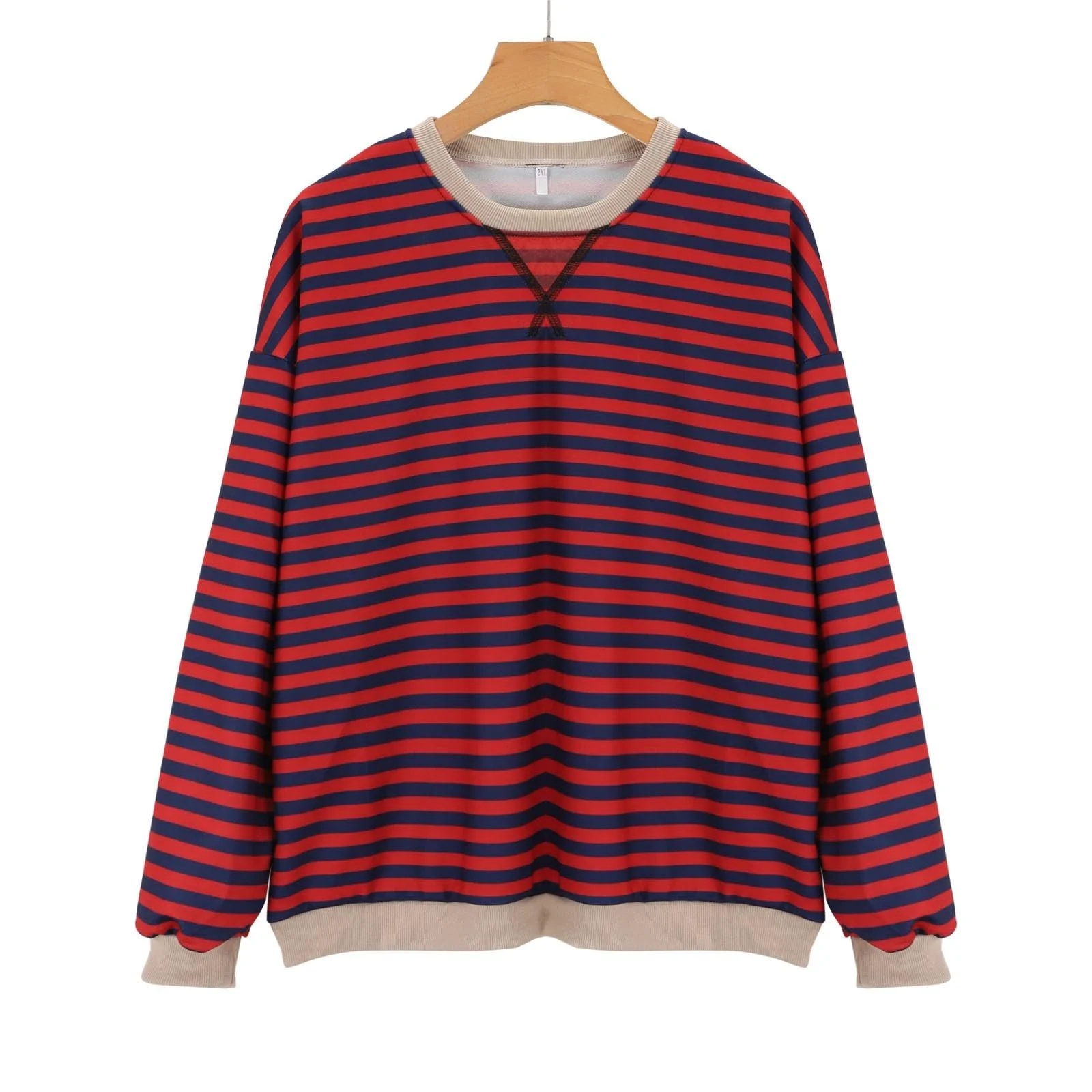 Жіноча Толстовка Unilarinna Oversized Смугастий, фото №5