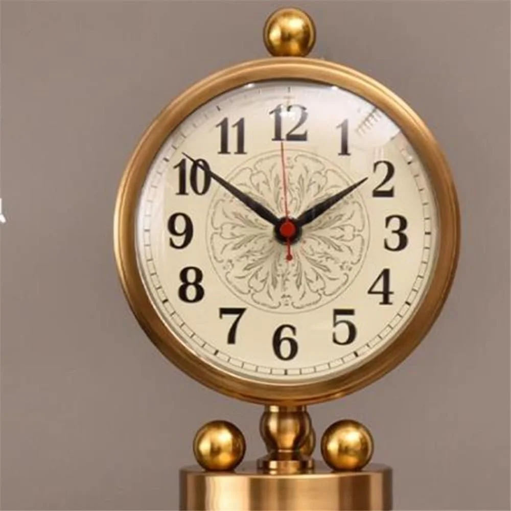 Настольные часы Yixinzi-2024 Винтажный дизайн, роскошные, скандинавский стиль, фото №5