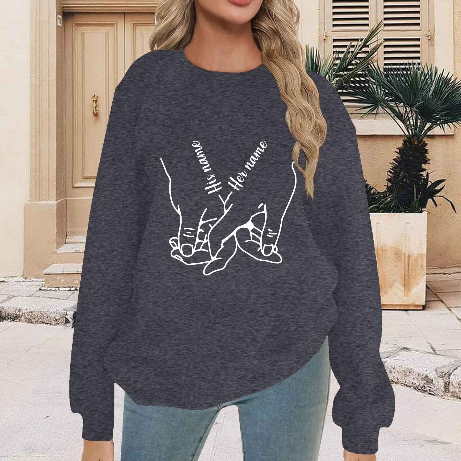 Женская Толстовка 2025 Мягкая Стильная So Seemingly I'm Not Allowed To Adopt All Dogs Rude But Ok С длинными Рукавами Забавная Графика Подарок Повседневная Блузка, фото №3