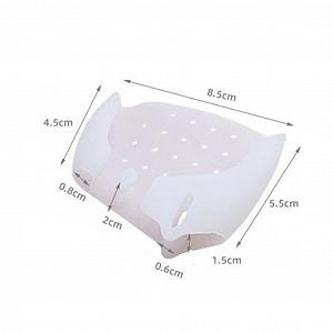 Роздільник пальців DREI-Loch-Clip-Frontpolster для корекції Hallux Valgus, захисні гелеві накладки для передньої частини стопи synthetic.ua - Фото 1