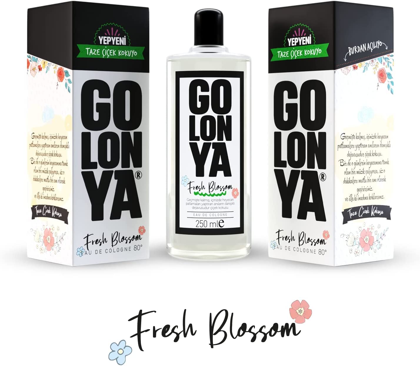 Golonya Fresh Blossom Колонья Флаконы 250 мл Аромат Цветочный Унисекс, фото №7