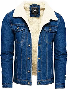 Чоловіча джинсова куртка Recea - Синя - M - Фото 1