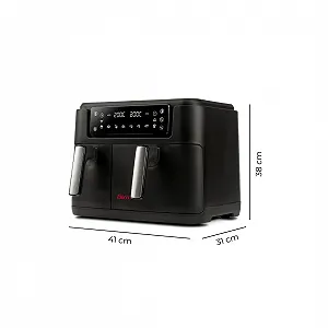 Мультипіч Girmi FG26 Ecofrit 2400 Вт 9 л Black synthetic.ua - Фото 1
