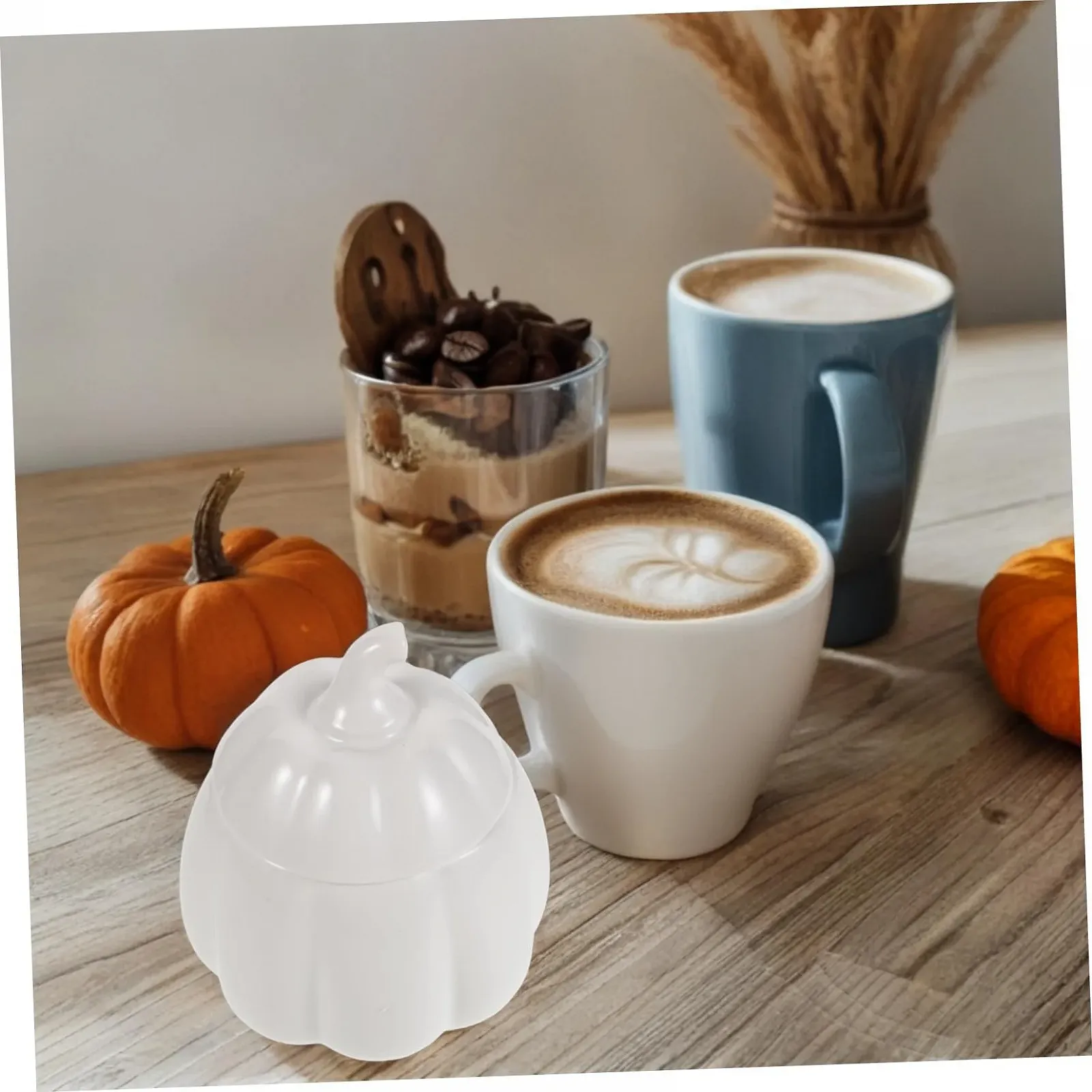 Гусятниця Dutch Oven з кришкою керамічна у формі гарбуза White, фото №6