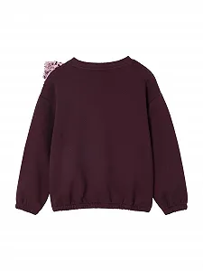 VERTBAUDET Толстовка для девочек с бантом из пайеток synthetic.ua - Фото 1