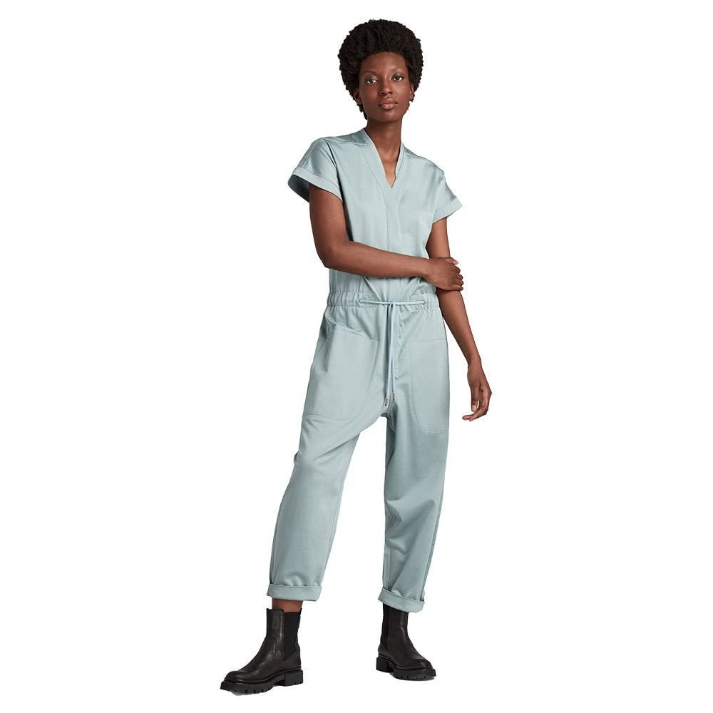Женский комбинезон G-Star Button Text Jumpsuit Synthetic Blue - L, фото №1