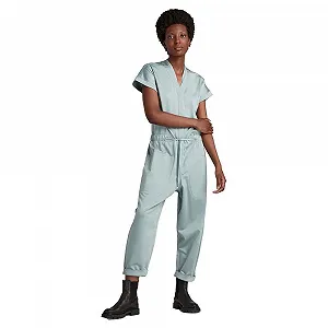 Жіночий комбінезон G-Star Button Text Jumpsuit Synthetic Blue - S - Фото 1