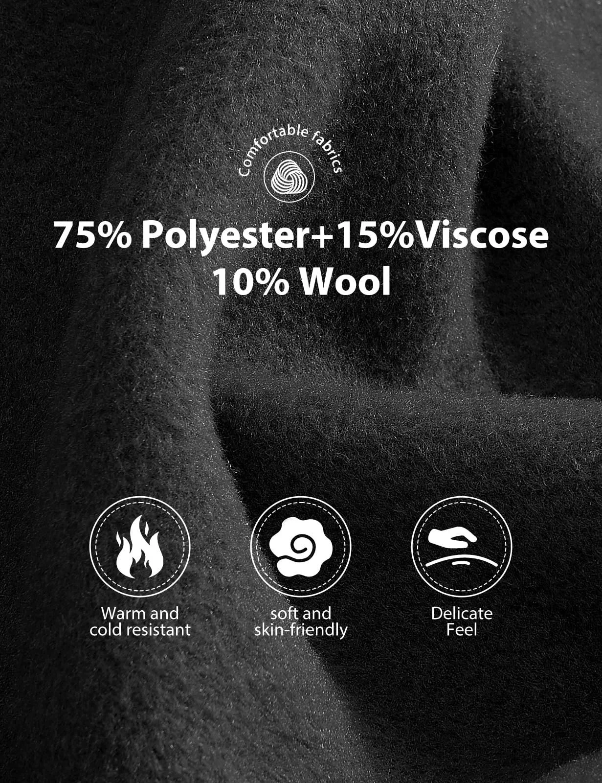 Пальто CMTOP Шерстяное Длинное Теплое V-образный вырез Карманы, фото №4 Пальто CMTOP Шерстяное Длинное Теплое V-образный вырез Карманы, фото №4