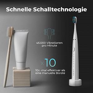 Електрична звукова зубна щітка AENO DB1S 12 режимів 46 000 вібрацій/хв 90 днів роботи synthetic.ua - Фото 1