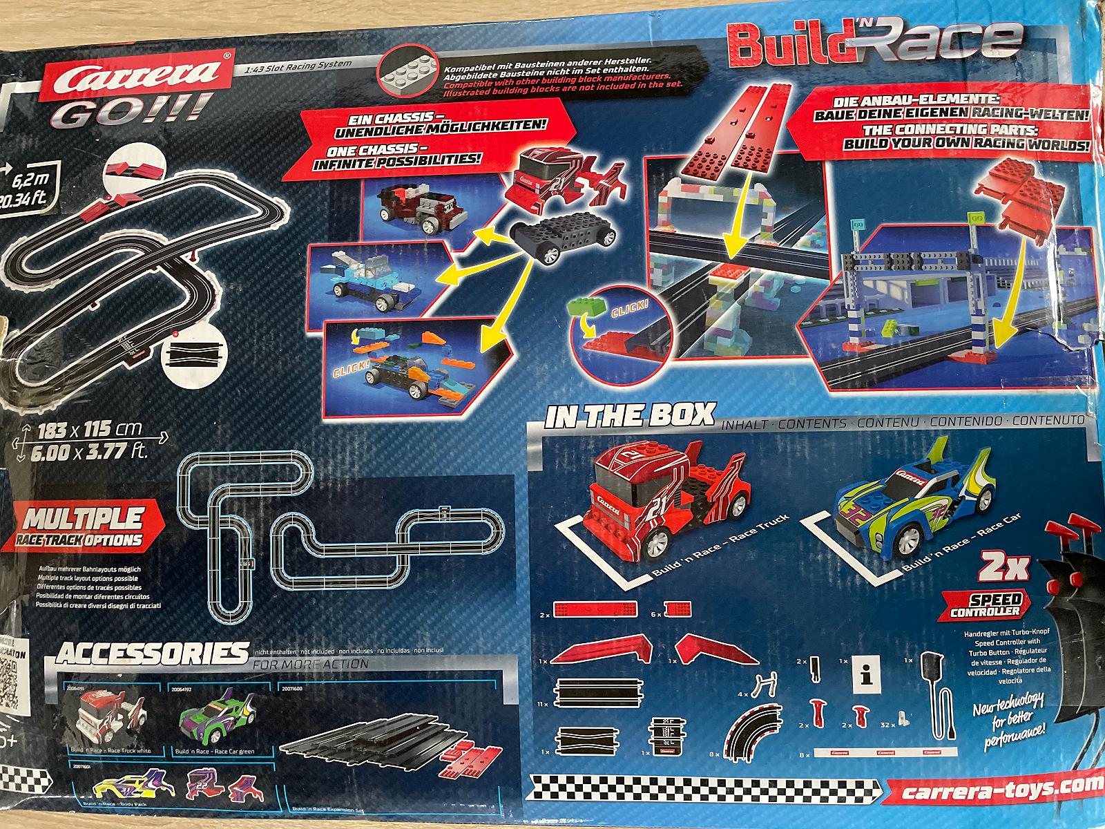 Автотрек з автомобілями Carrera Build n Race не працює та немає всіх деталей, фото №2