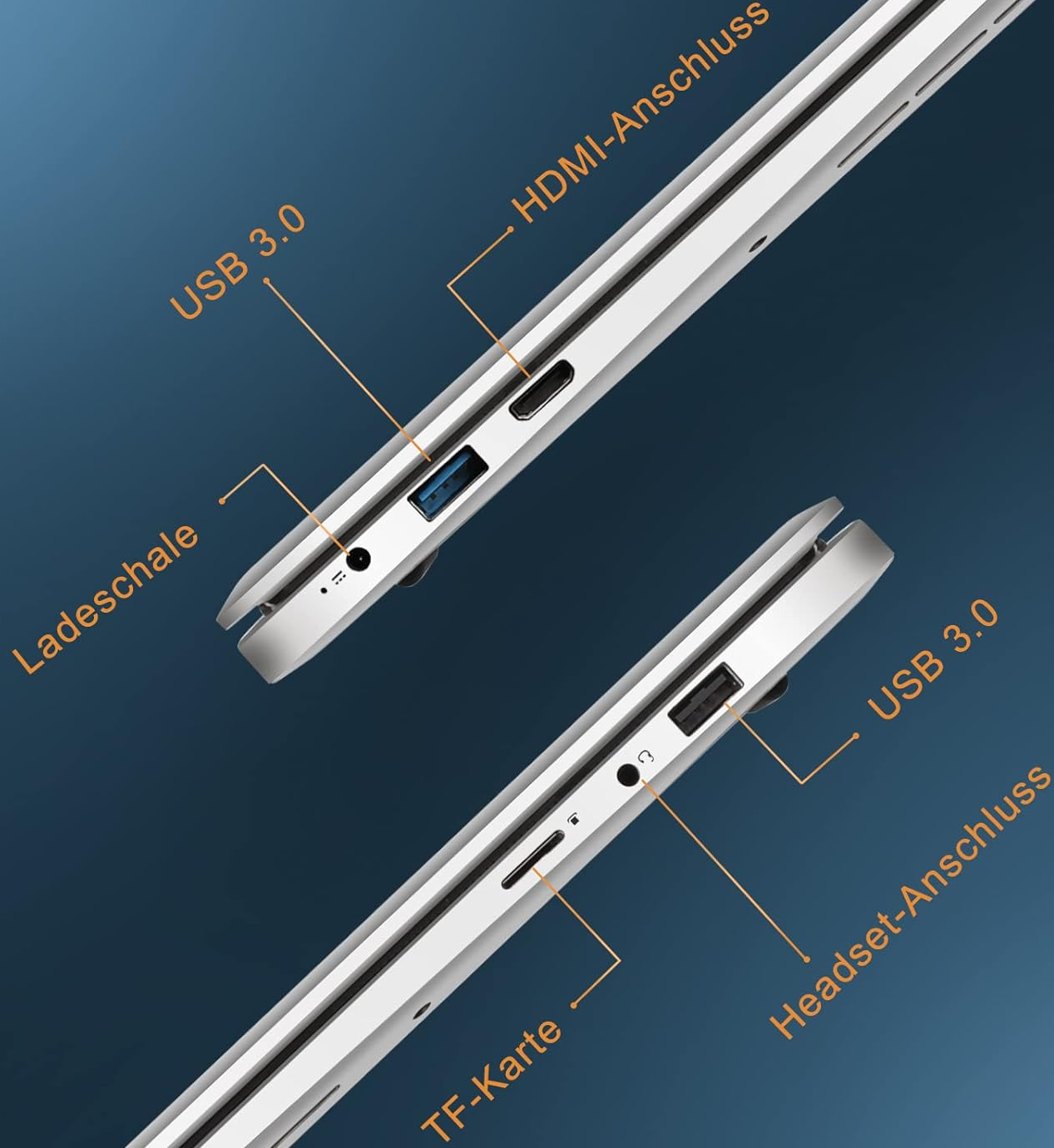 Ноутбук 14" WOZIFAN W8 Intel Celeron N4020 RAM 6GB SSD 256GB Win11 (UKR), фото №7