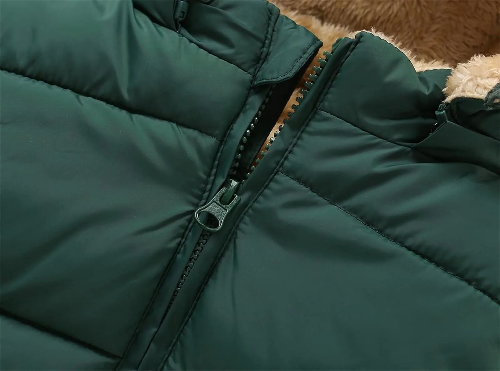 Жилет стьобаний дитячий однотонний, фото №4