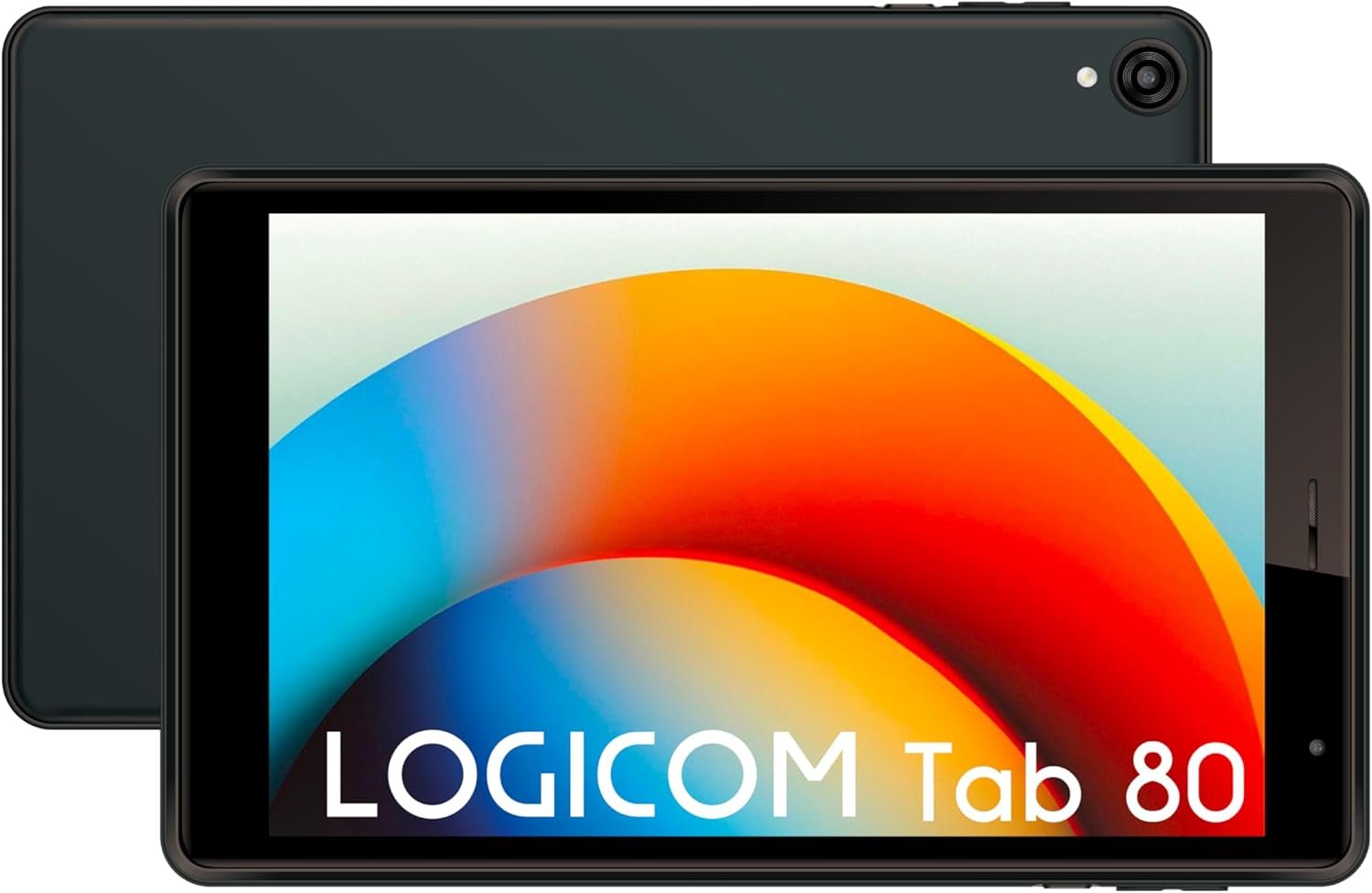 Планшет Logicom Tab_80 8” (2+2)/64ГБ 4-ядра Android 15  5000 mAh Черный, фото №1