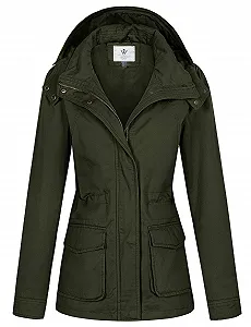 Куртка WenVen Женская Хлопковая Повседневная - Фото 1