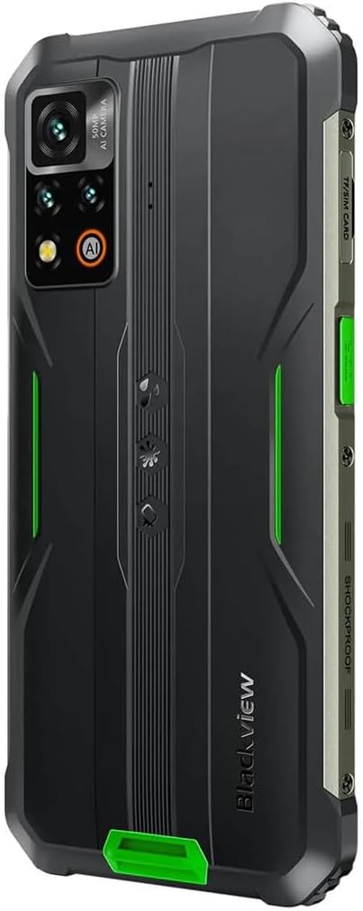 Смартфон 6.6" Blackview BV9200 8/256Gb 4G 2-SIM NFC 50/16Мп 8 ядер Android 12 Green, фото №4