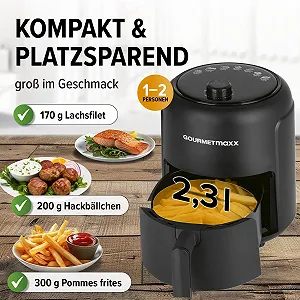 Мультипіч GOURMETmaxx 2.3 л 1000 Вт 9 функцій 50 паперових чаш у комплекті synthetic.ua - Фото 1