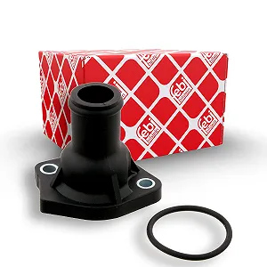 Фланец охлаждающей жидкости FEBI BILSTEIN 12410 для AUDI SEAT SKODA VW, головка блока цилиндров - Фото 1