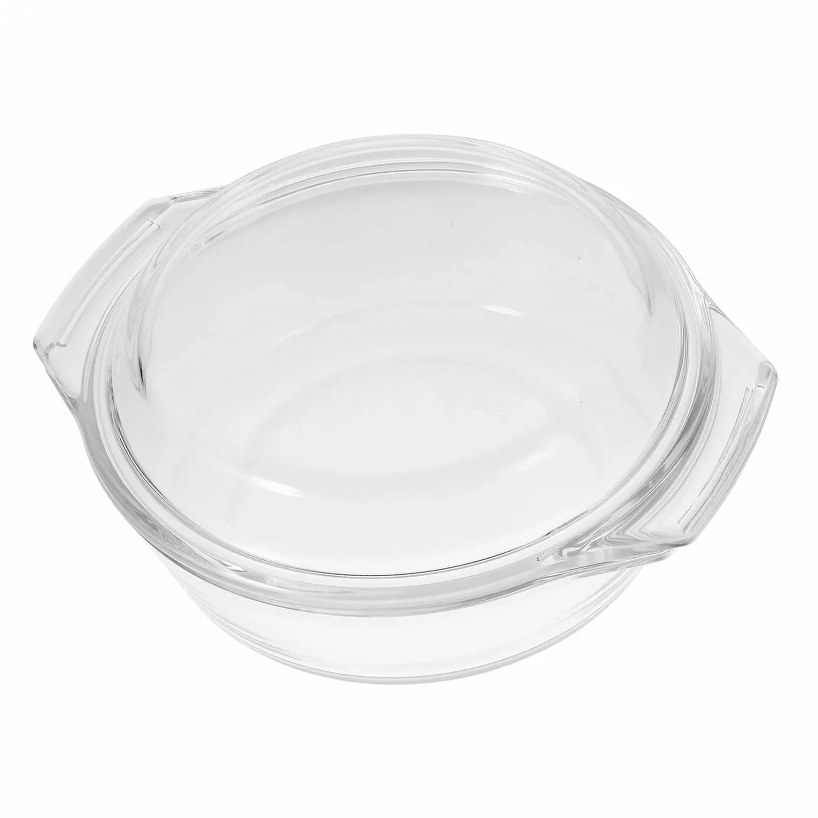 Форма для запекания стеклянная термостойкая с крышкой для духовки и микроволновой печи, фото №1 Форма для запекания стеклянная термостойкая с крышкой для духовки и микроволновой печи, фото №1
