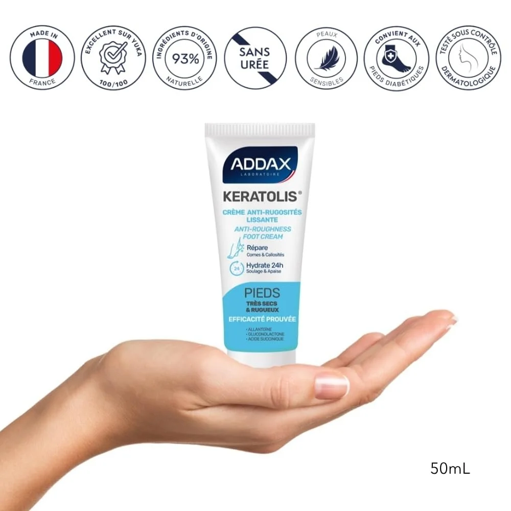 Крем для ног ADDAX Keratolis для грубой кожи стоп, 100 мл, фото №4