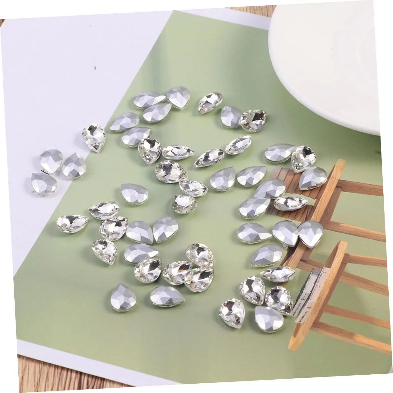 Стрази LALAFINA Кристал Діамант Аксесуари, 150 шт, фото №9