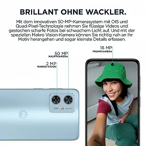 Смартфон Motorola Moto g54 5G 8/256GB PAYT0032SE Светло-голубой synthetic.ua - Фото 1
