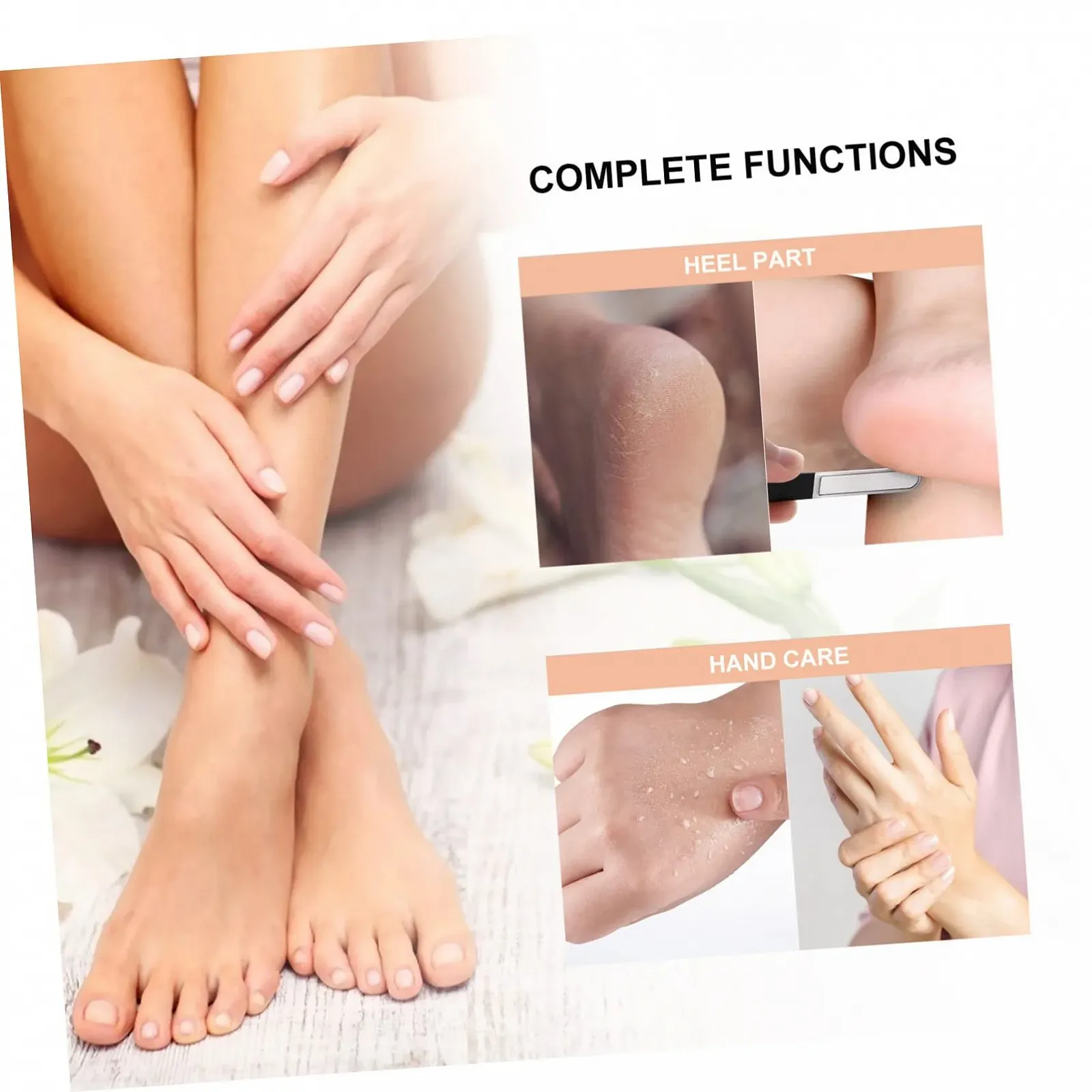 Набор для маникюра PACKOVE из нержавеющей стали, кусачки для ногтей, пилочки, фото №7