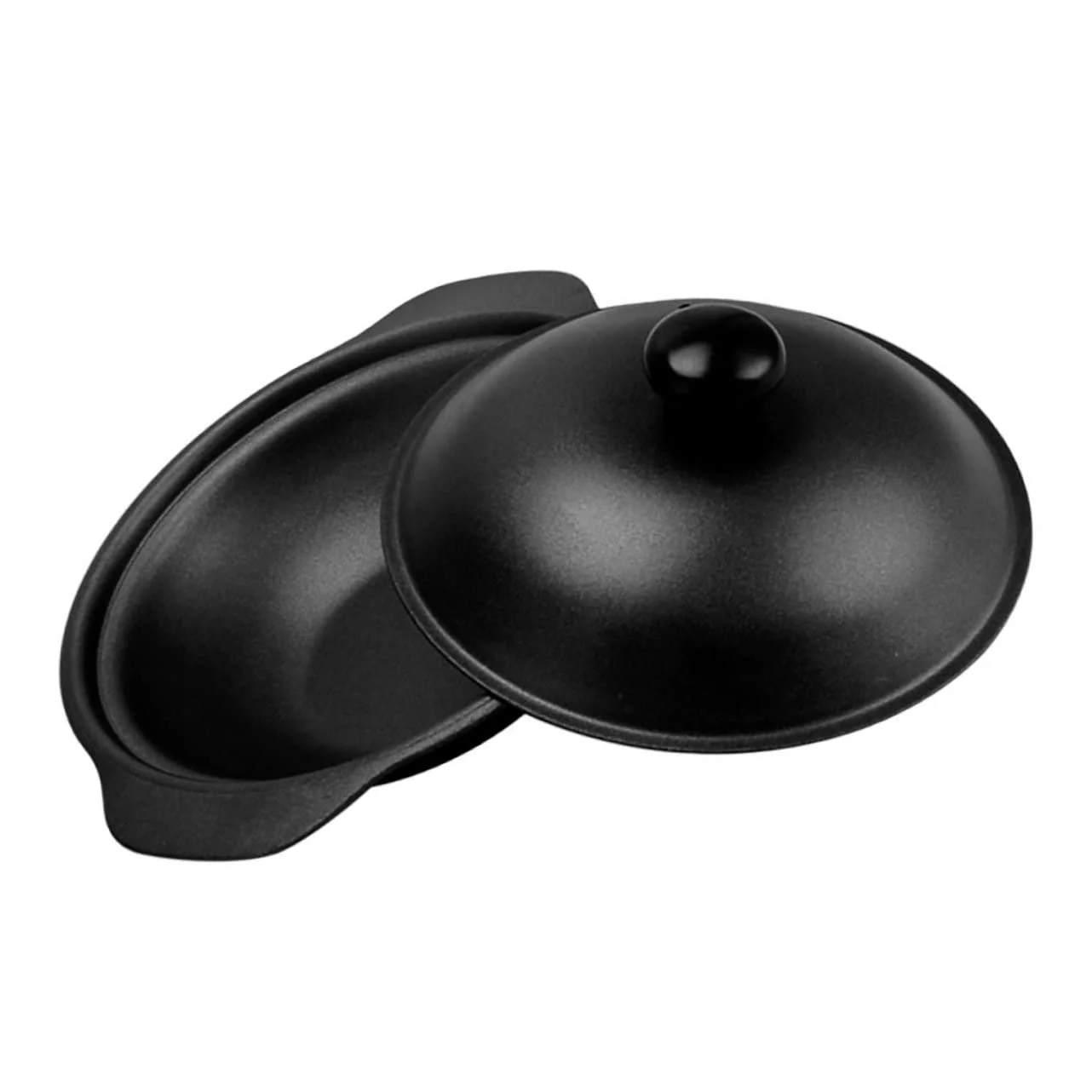 Кастрюля для тушения NOLITOY чугунная 16 см антипригарная с крышкой в форме овоща, фото №1