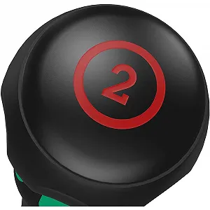 Викрутка Phillips Wera 1850 Ball Handle PH2 x 100 мм 05007906001 Чорний/Зелений synthetic.ua - Фото 1