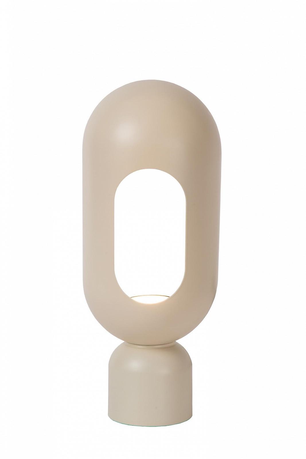 Настільна лампа LUCIDE BARRIS 1 x E27 Taupe, фото №1