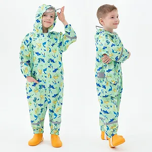 Дитячий дощовий комбінезон Fewlby для хлопчиків і дівчаток synthetic.ua - Фото 1