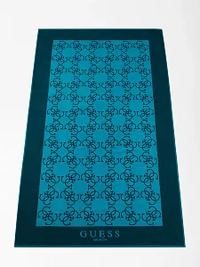 Пляжное полотенце GUESS E2GZ09SG00P Dark Navy 180×100 см цена на synthetic.ua - Фото 1 Пляжное полотенце GUESS E2GZ09SG00P Dark Navy 180×100 см synthetic.ua - Фото 1