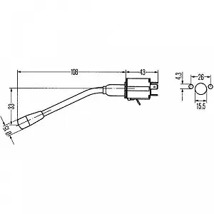 Переключатель указателей поворота HELLA 6BA 001 539-001 для INTERNATIONAL HARV. IVECO MITSUBISHI synthetic.ua - Фото 1