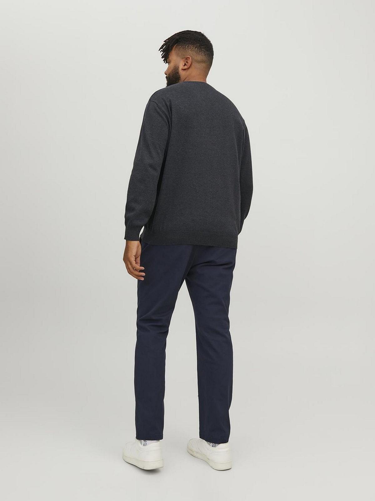 Джемпер в'язаний JACK & JONES Jjebasic Knit Crew Neck Noos Pls чоловічий, фото №3
