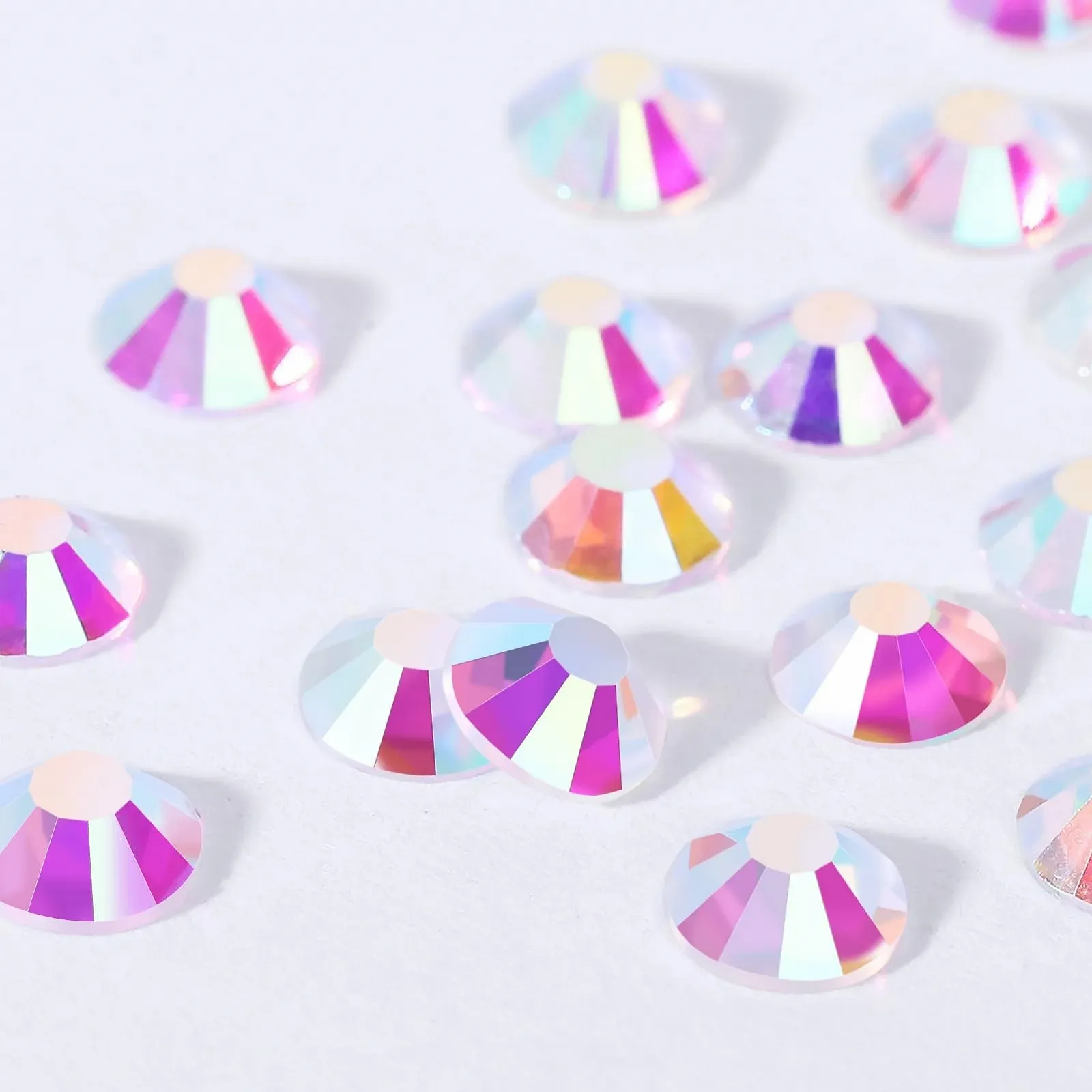 Стрази Novani Crystal Плоскі Ограновані 1440 штук Скло Прозорий (SS16), фото №2