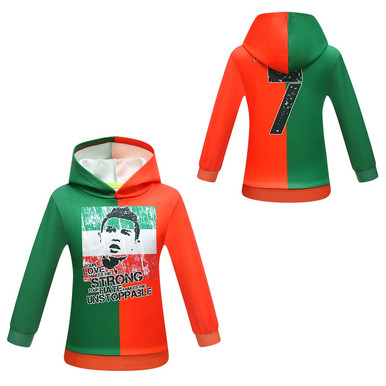 Худі Delanhon No.7 Футбольні фанати Дитячі для хлопчиків Унісекс Повсякденні 3D Cool, фото №3 Худі Delanhon No.7 Футбольні фанати Дитячі для хлопчиків Унісекс Повсякденні 3D Cool, фото №3