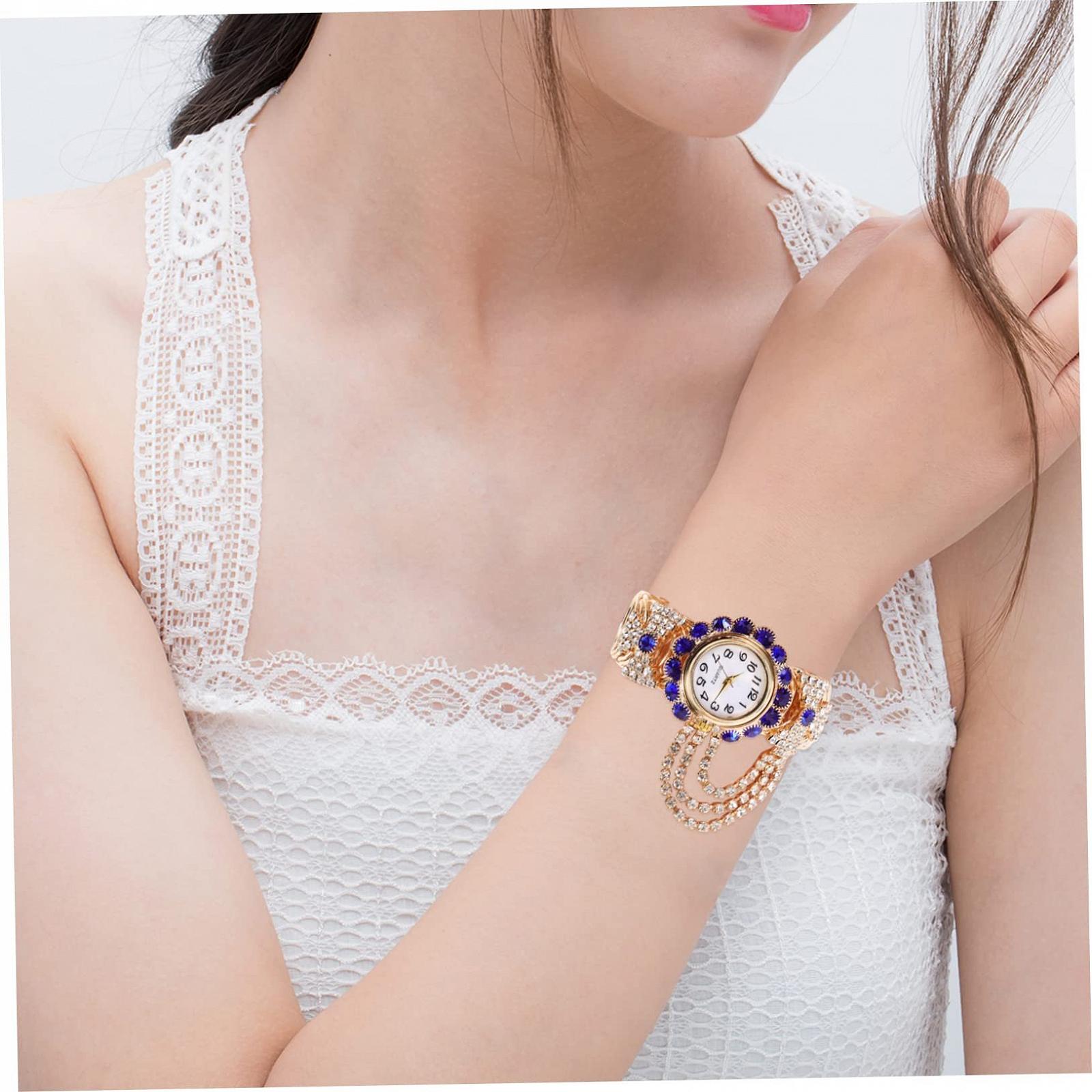 Годинник LIFKOME жіночий з блискучим браслетом, синій, фото №9 Годинник LIFKOME жіночий з блискучим браслетом, синій, фото №9