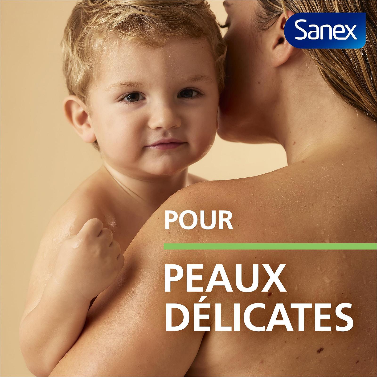 Гель для душу Sanex Zero% Family без мила з дозатором 700 мл, фото №6