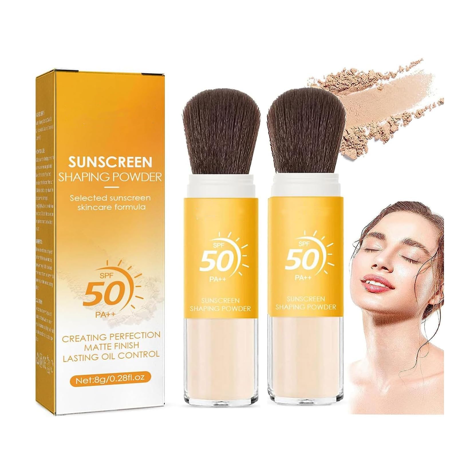 Мінеральна пудра з сонцезахистом SPF 50 PA+++, фото №1