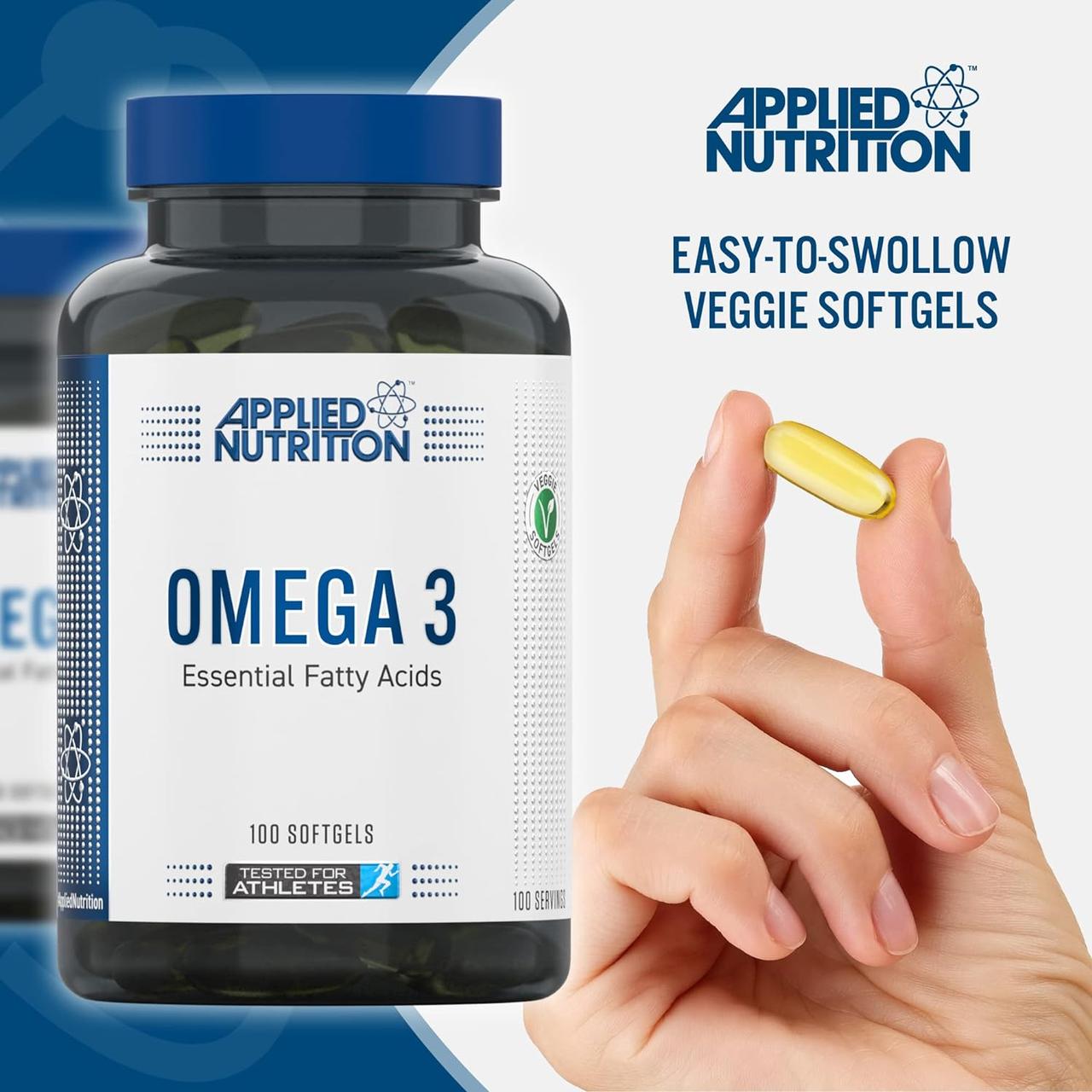 Омега-3 Applied Nutrition Omega 3 100 Softgels, фото №3